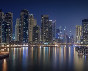 View of Dubai Marina from Palm jumeirah